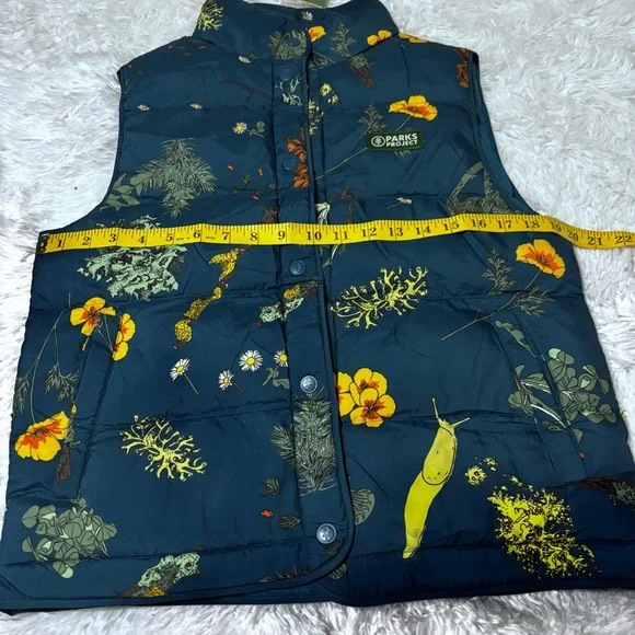 Parks Project Women's Floral Vest - Teal - Picture 11 of 12